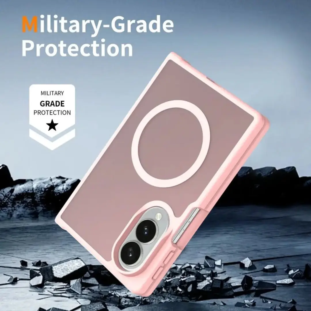 Selected by GSMpunt Samsung Galaxy Z Fold8 Hybrid Hoesje - Roze