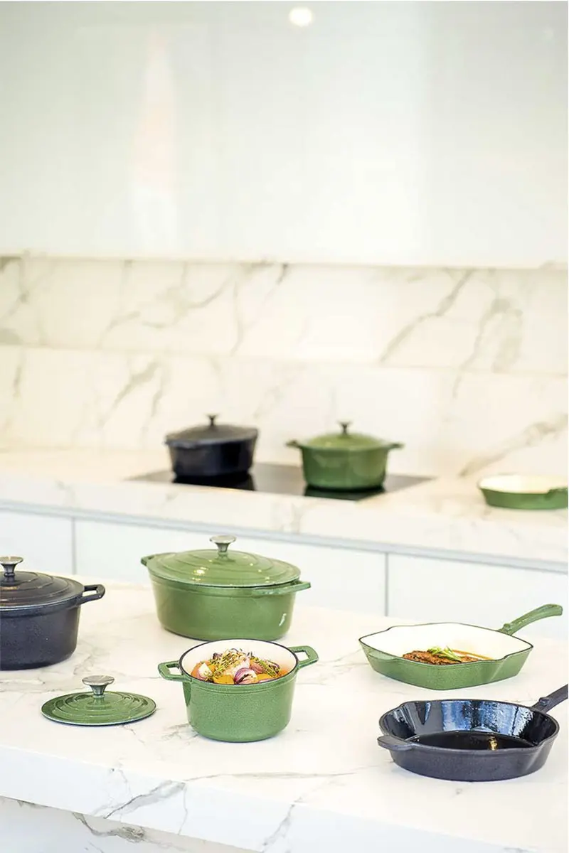 Cosy&Trendy Castard Kookpot 5L - Glansgroen