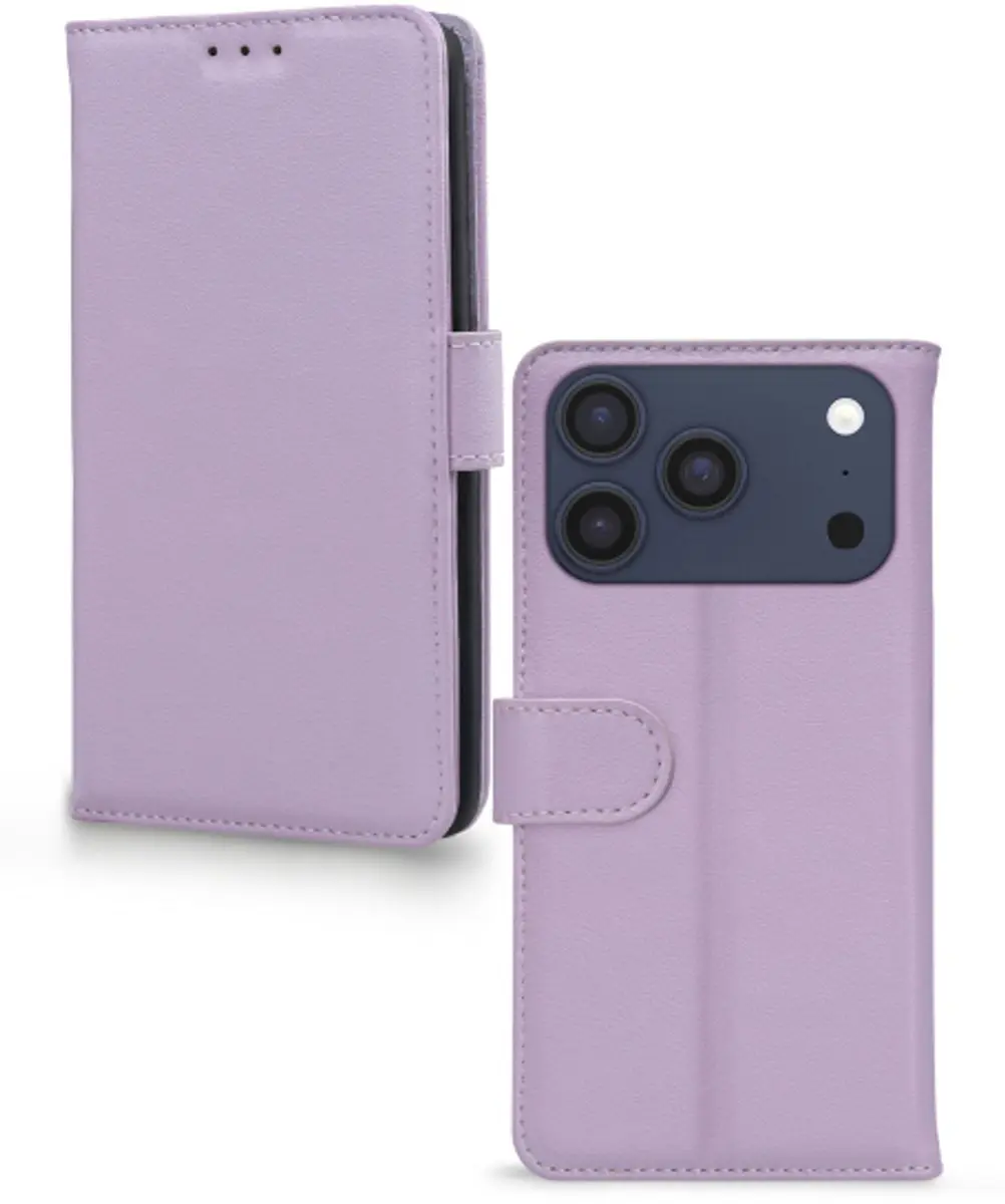 Mobilize Premium Gelly Wallet Book Case iPhone 18 Pro Max - Paars