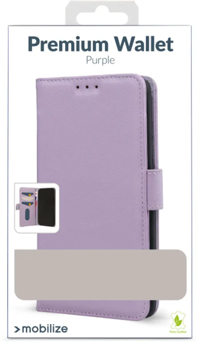 Mobilize Premium Gelly Wallet Book Case iPhone 18 Pro Max - Paars