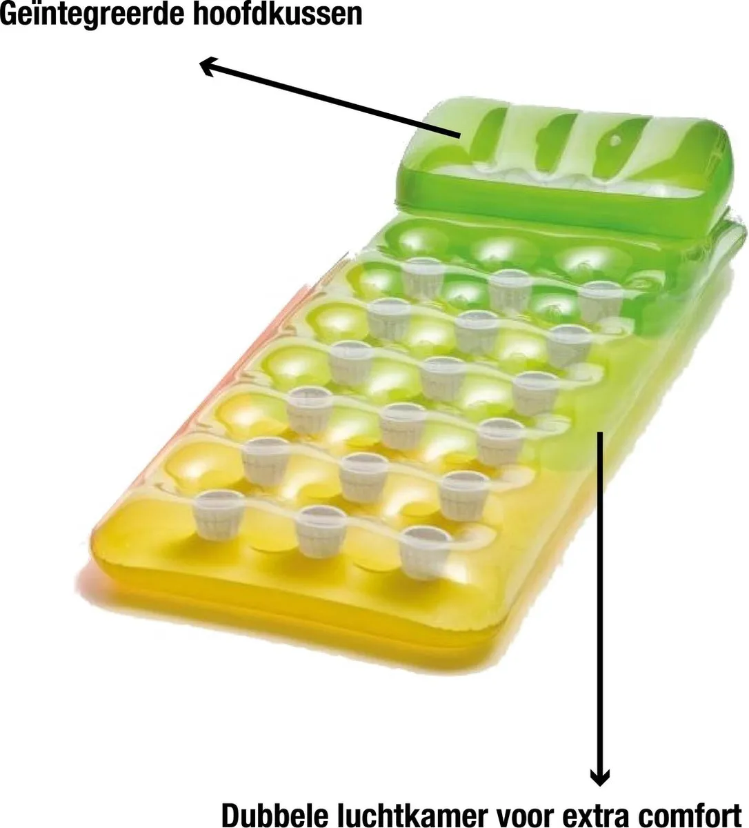 Intex Luchtbed Comfortfit 188x71cm - Groen