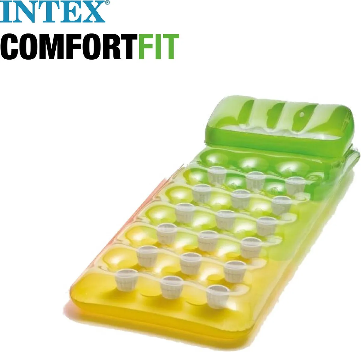 Intex Luchtbed Comfortfit 188x71cm - Groen