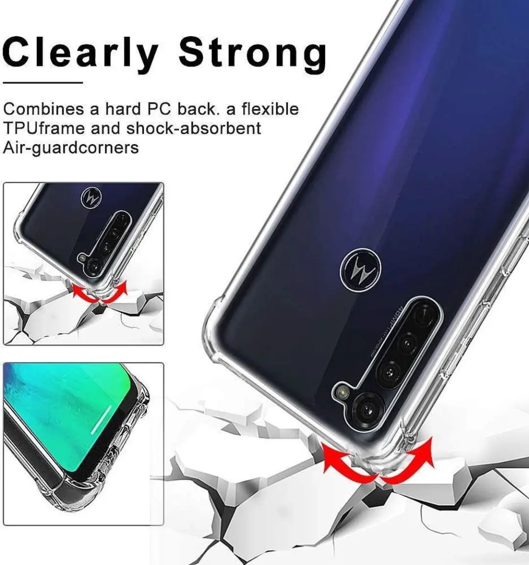 Motorola Moto G 5G Plus Hoesje - Transparant