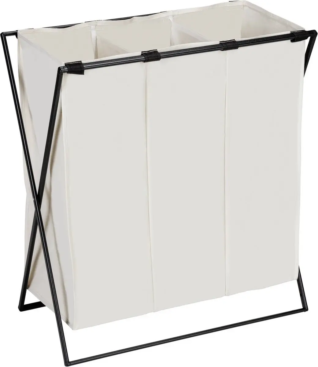 Wenko Trio Wasmand 145L - 3 Vakken - afbeelding 6 van 6