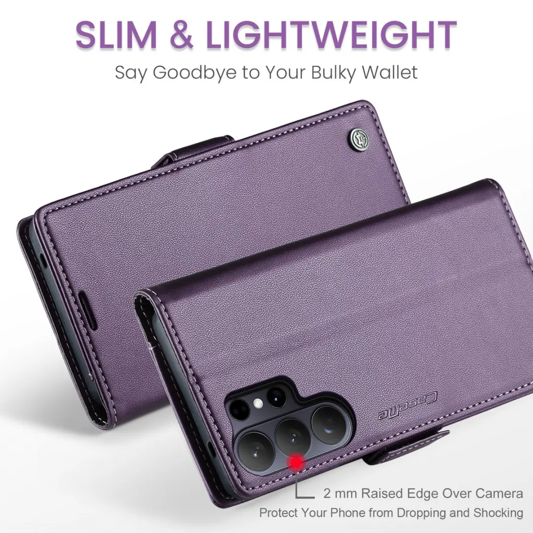 Caseme Wallet Case Samsung Galaxy S26 Ultra - Paars