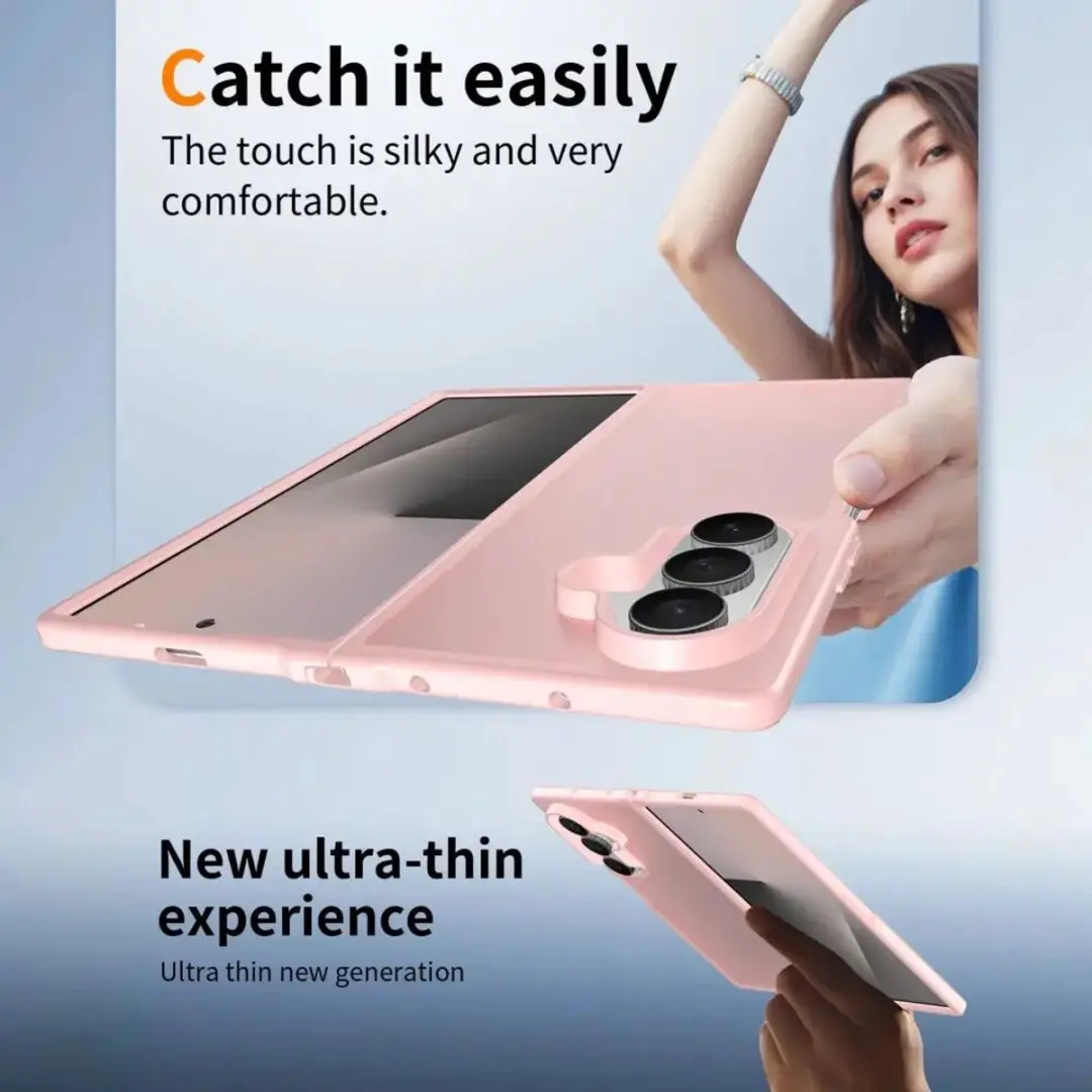 Selected Hoesje Samsung Galaxy Z Fold8 Ultra - Roze Mat - afbeelding 6 van 6
