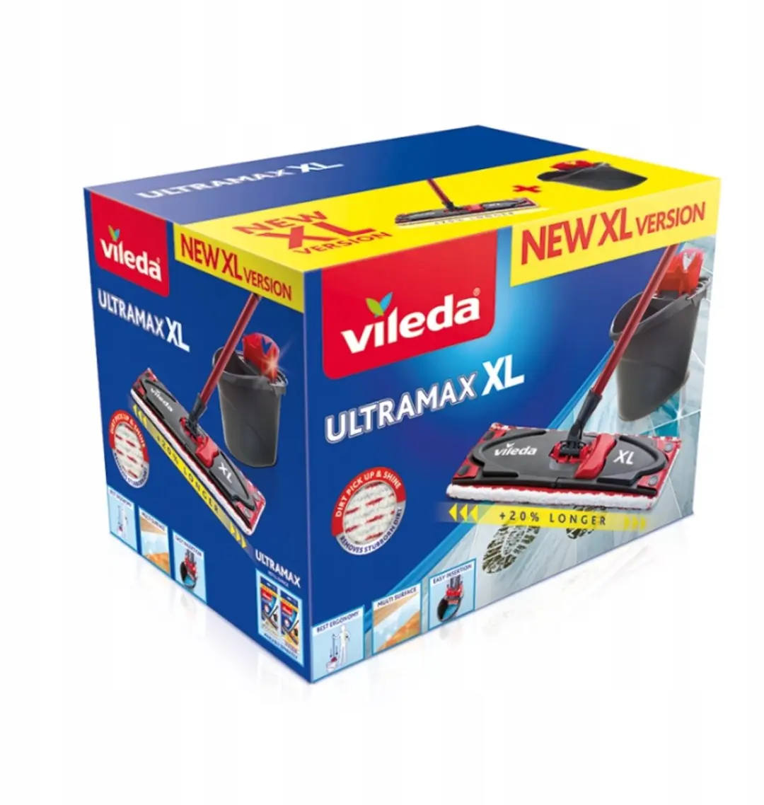 Vileda Ultramax BOX XL Mopset - Zwart
