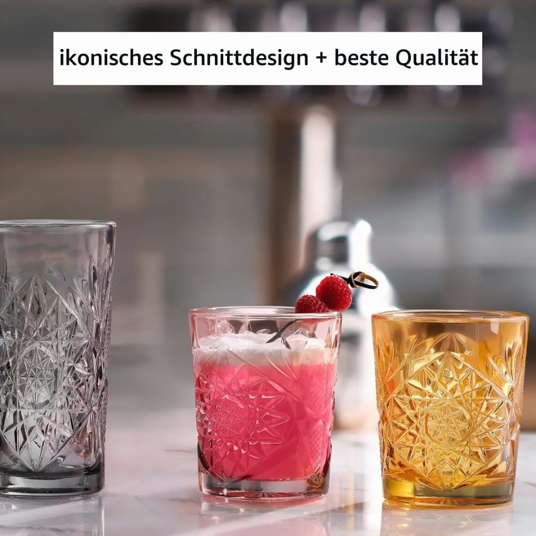 Libbey Hobstar Drinkglazen 71102 - 12 Stuks - Roze