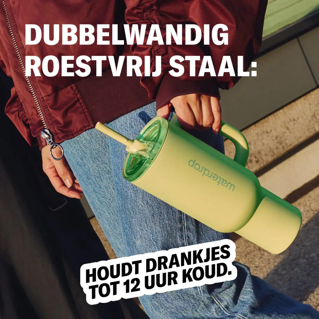 Waterdrop Explorer Thermo Drinkbeker 1,1L - Signatuur Groen