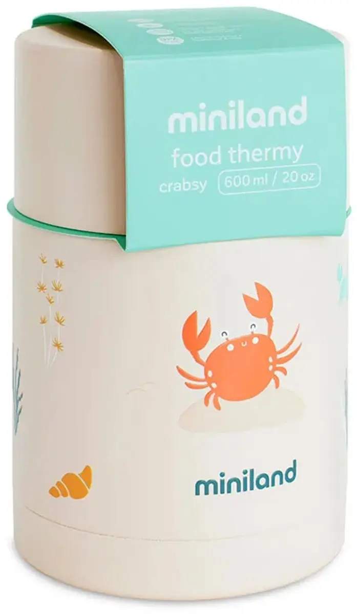 Miniland Thermos Maaltijd Krabben Oceaan 600ml - Multicolor