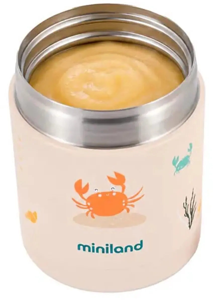 Miniland Thermos Maaltijd Krabben Oceaan 600ml - Multicolor
