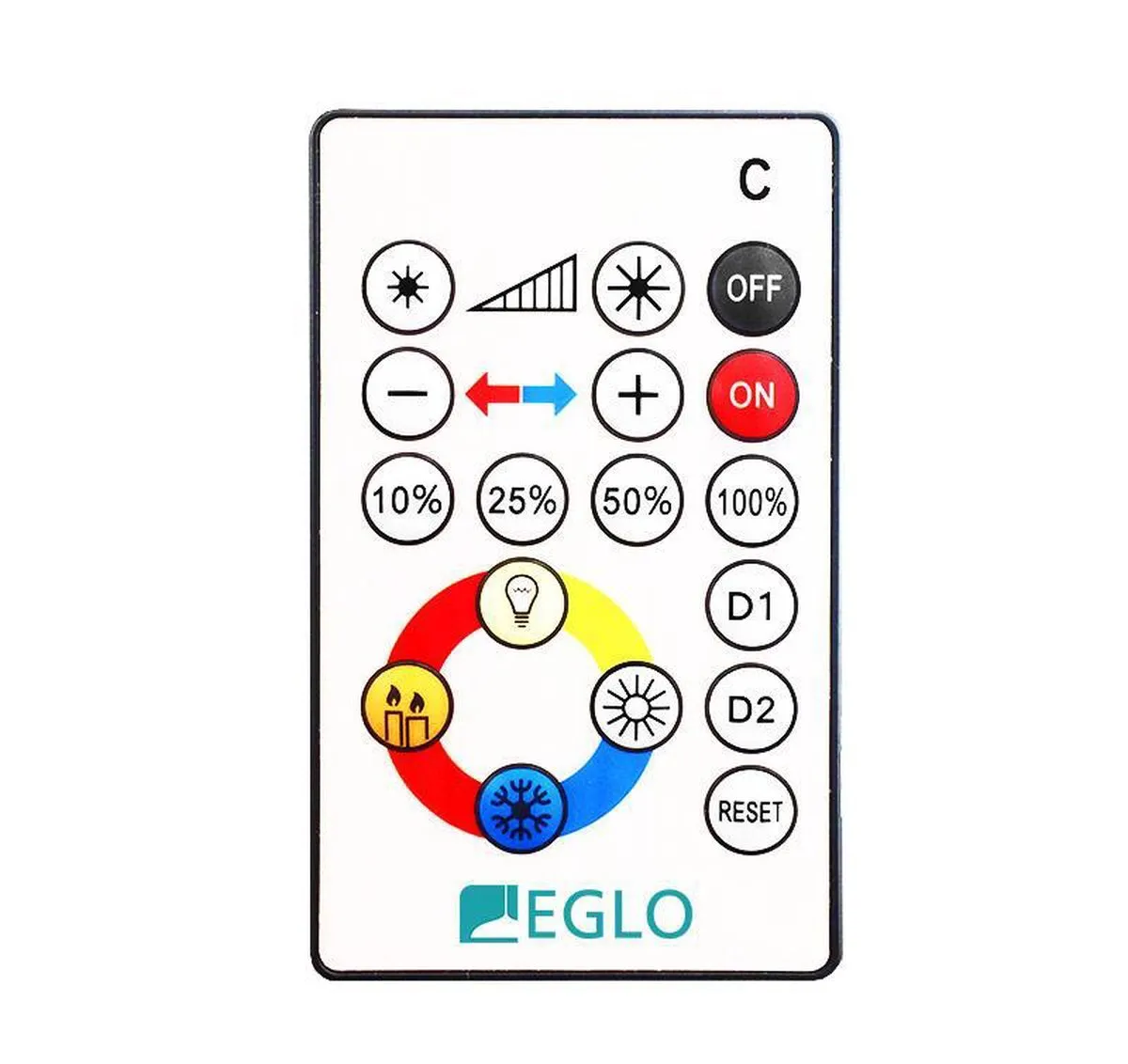 Eglo Voltago 2 Wandlamp 1 Licht Ø300mm - Wit - afbeelding 6 van 6