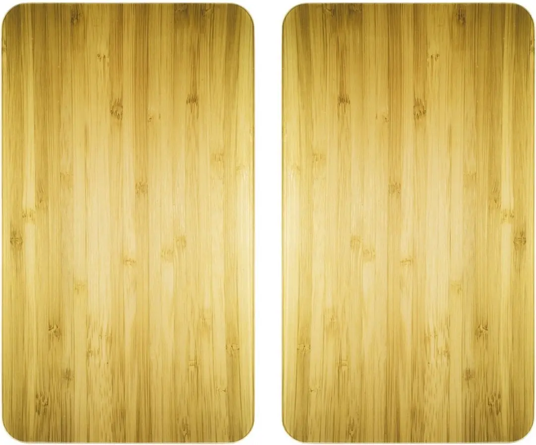 Wenko Wooden Look Glazen Beschermplaten Fornuis