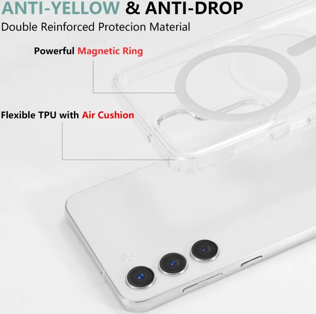 Selected Hoesje Samsung Galaxy S23 MagSafe Transparant