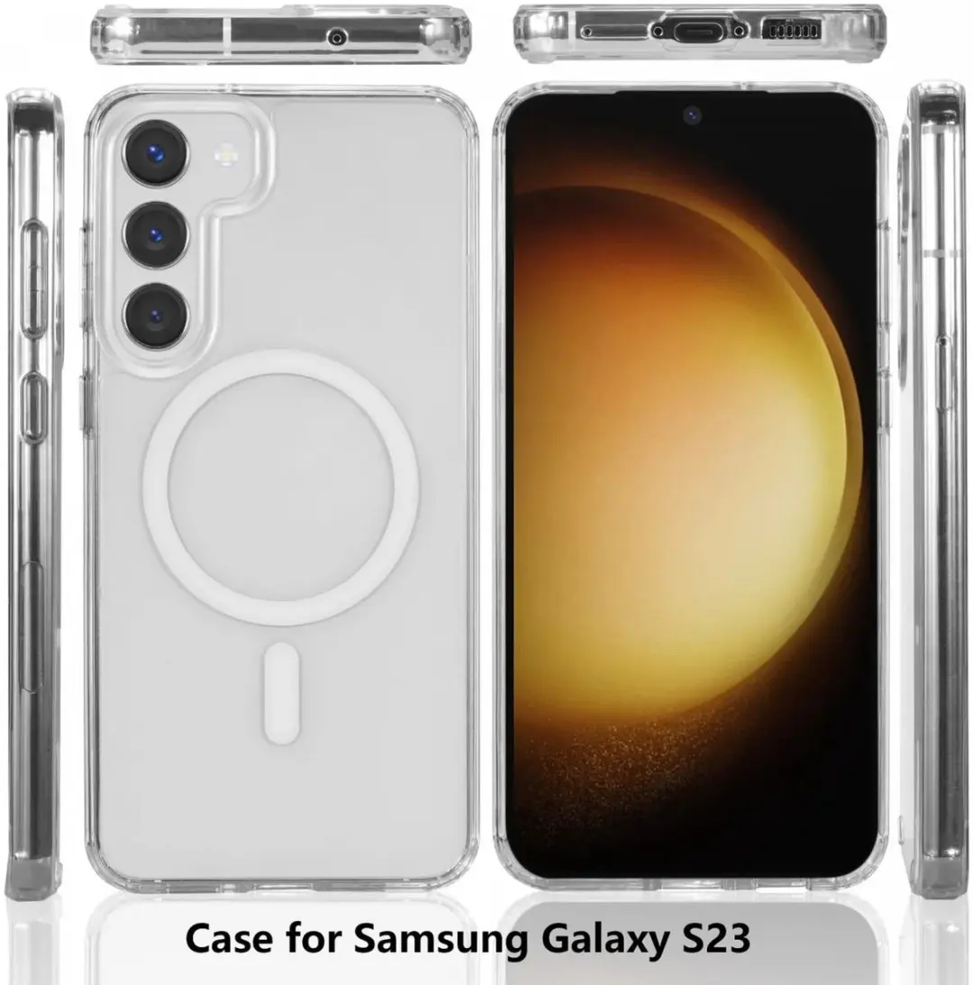 Selected Hoesje Samsung Galaxy S23 MagSafe Transparant