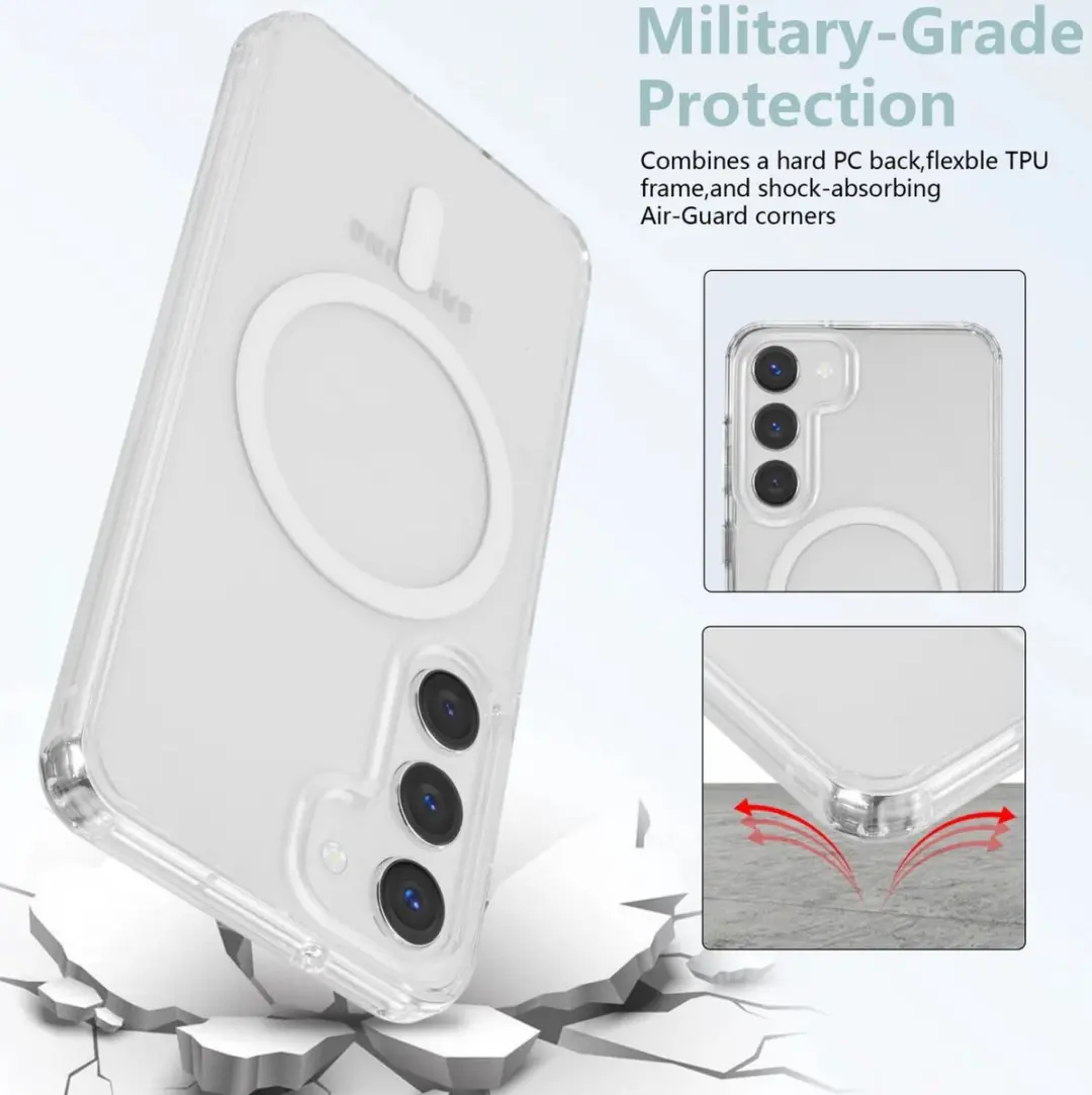 Selected Hoesje Samsung Galaxy S23 MagSafe Transparant