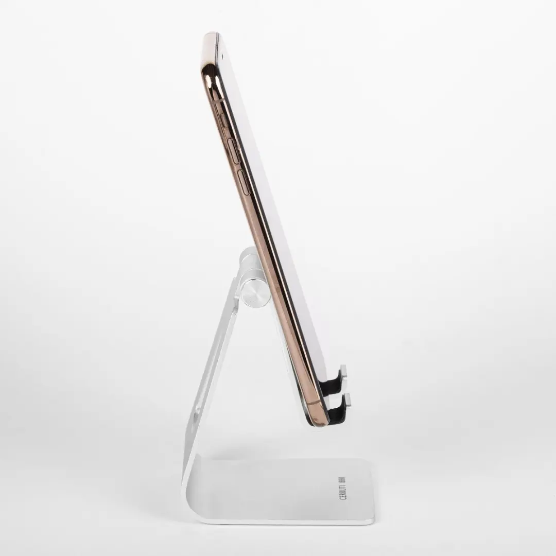 Nino Cerruti Telefoonstandaard Block - 76mm - Silver