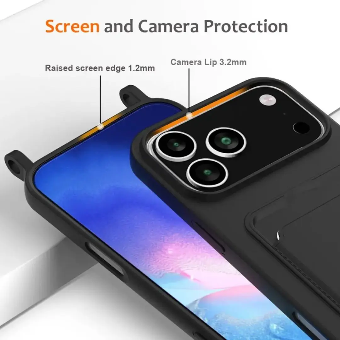 Selected by GSMpunt Apple iPhone 17 Pro Max Hoesje - Zwart