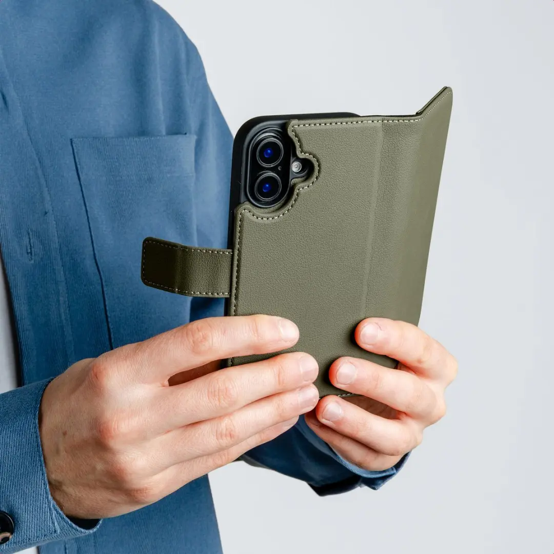 Imoshion iPhone 13 Pro Hoesje 2-in-1 Bookcase - Groen