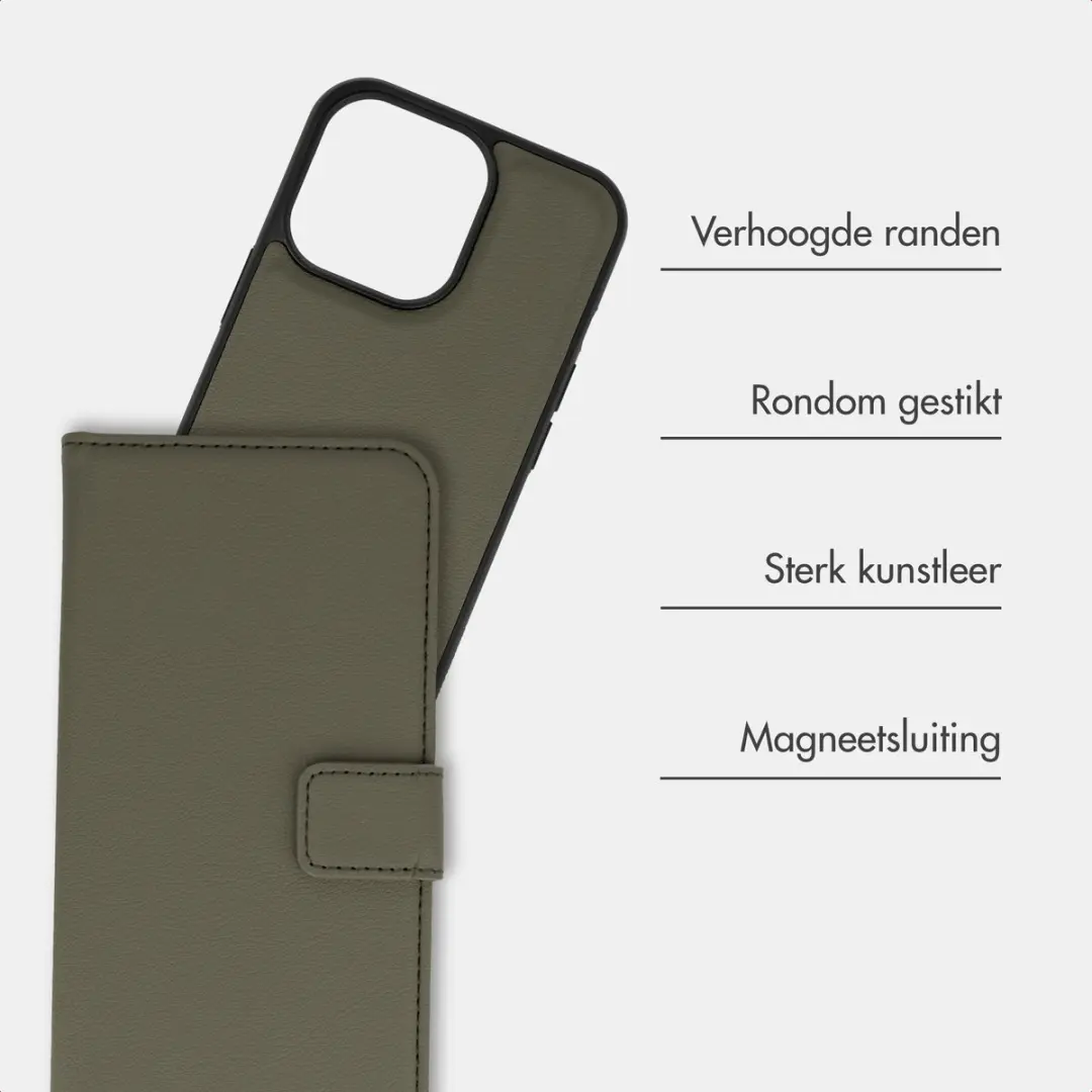 Imoshion iPhone 13 Pro Hoesje 2-in-1 Bookcase - Groen