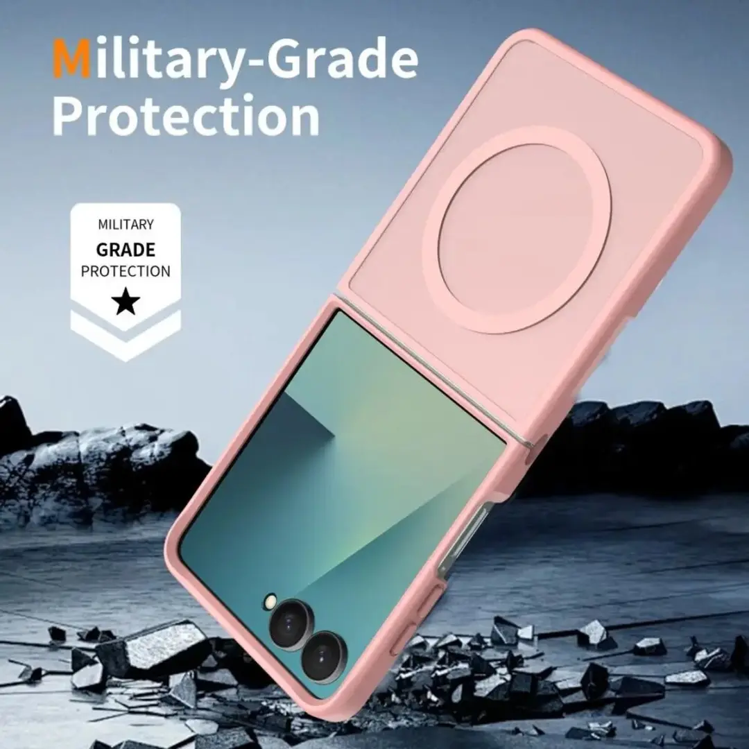 Selected by GSMpunt Samsung Galaxy Z Flip8 Hybrid Back Cover - Roze