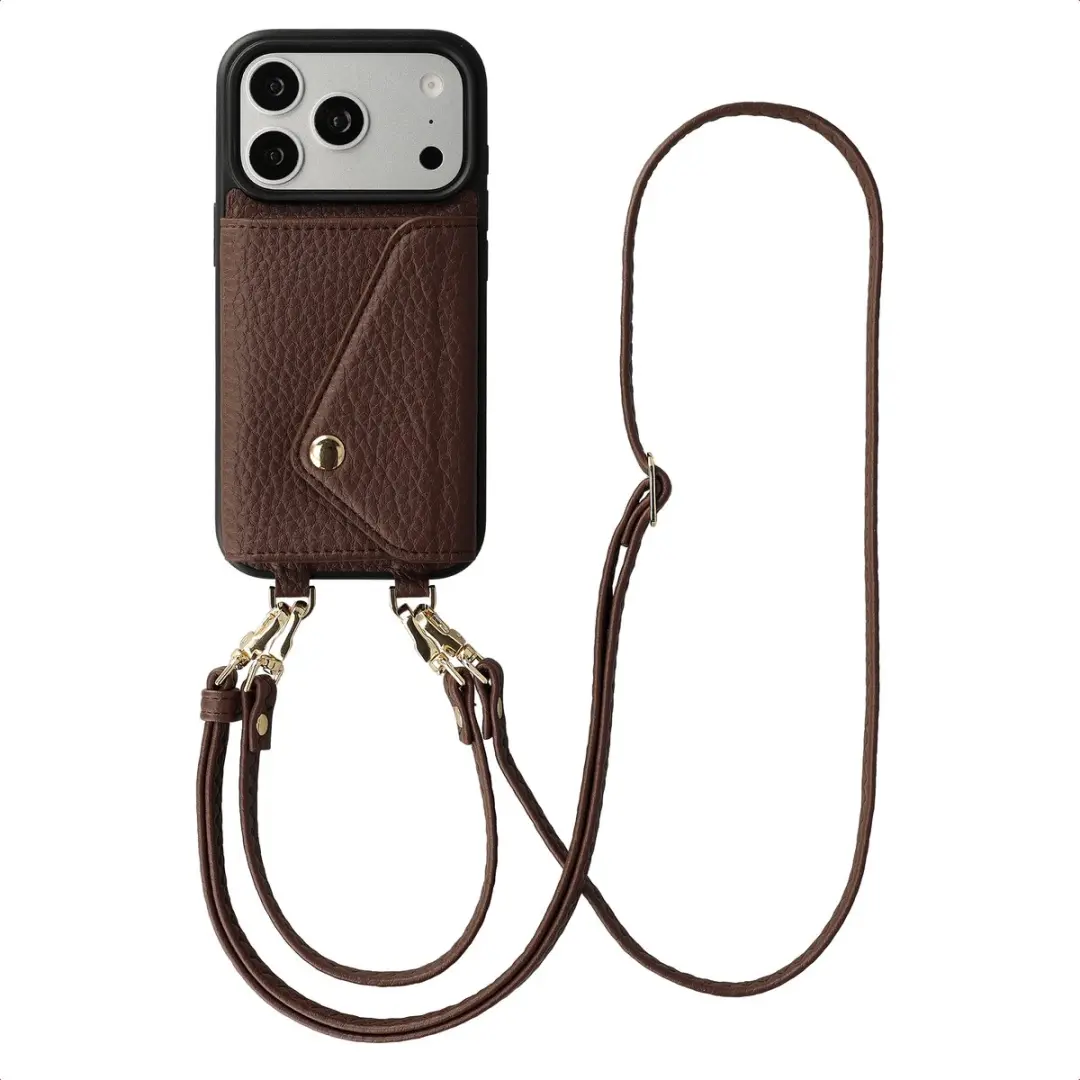 Selencia Hoesje iPhone 17 Pro Max Chocolate Brown