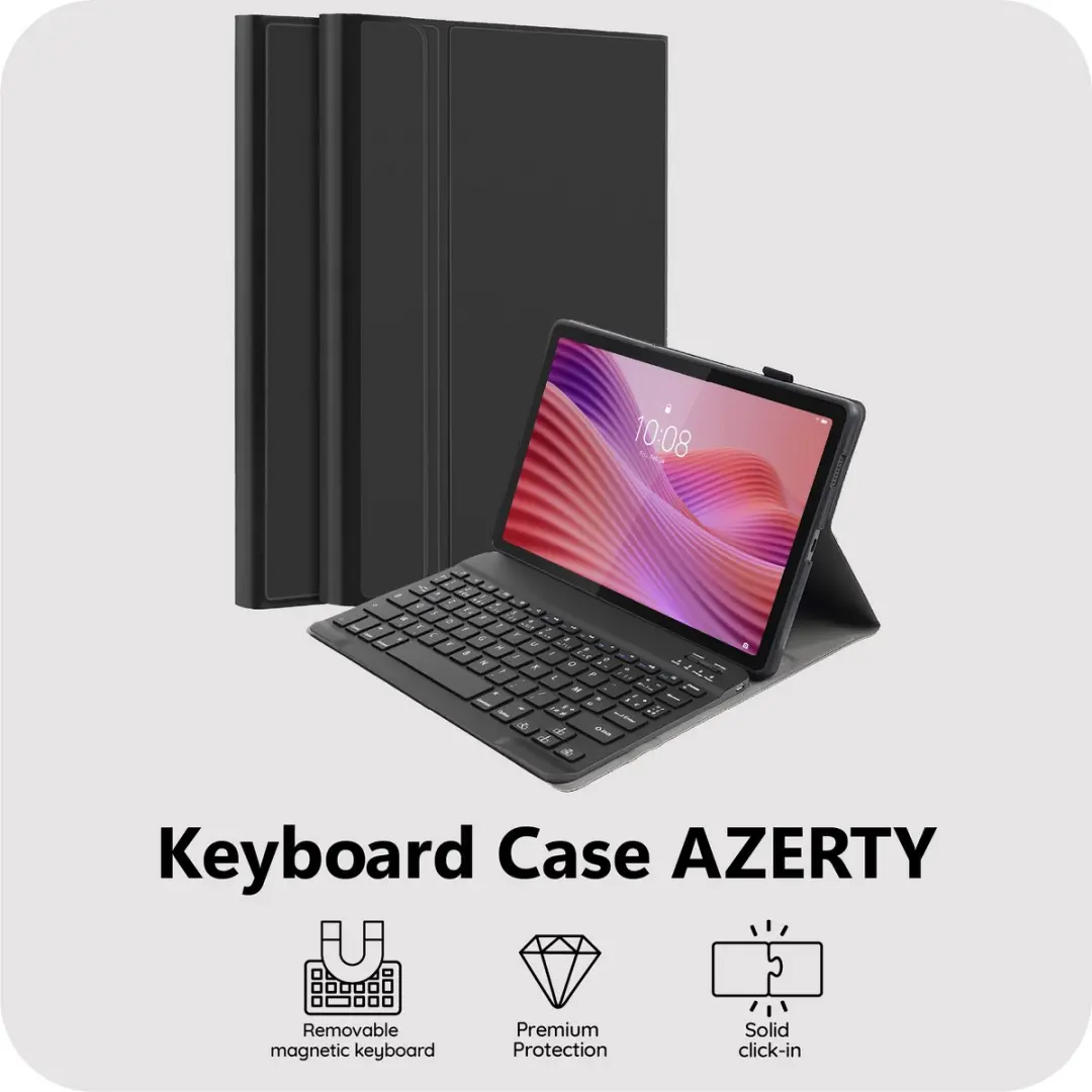 Just in Case TLE2840KB1AY Tablethoes met Toetsenbord - Lenovo Yoga 10.1" - Zwart - afbeelding 6 van 6