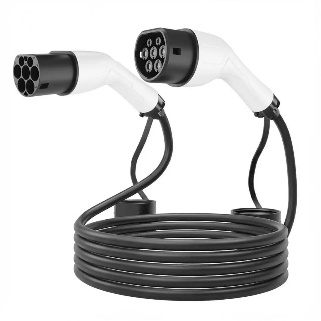 Energenie Gembird Type 2 EV-Laadkabel 11kW 16A 8m - Zwart/Wit
