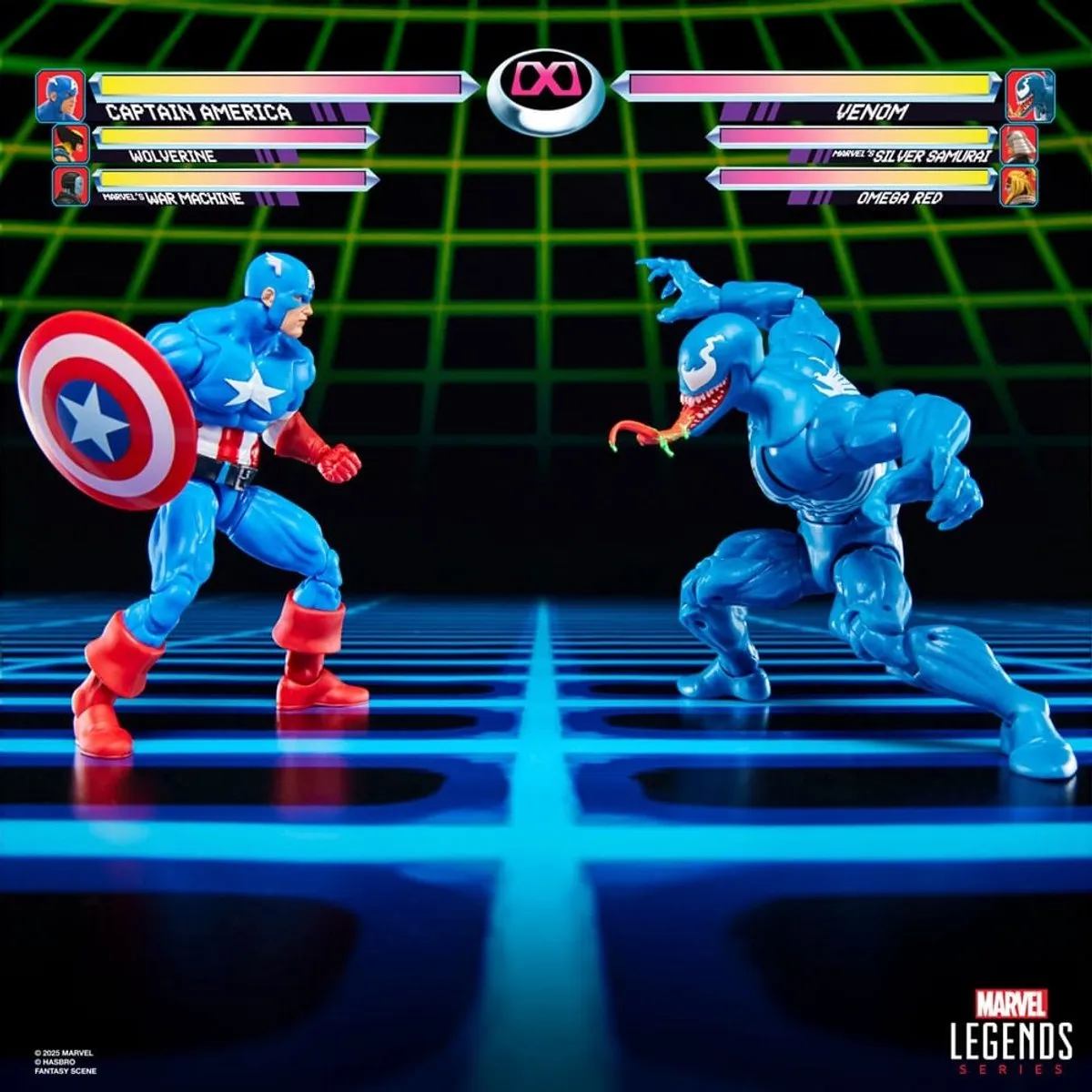 Hasbro Marvel Legends Gamerverse Captain America vs. Venom 2-Pack - 15cm - Multicolor - afbeelding 4 van 6