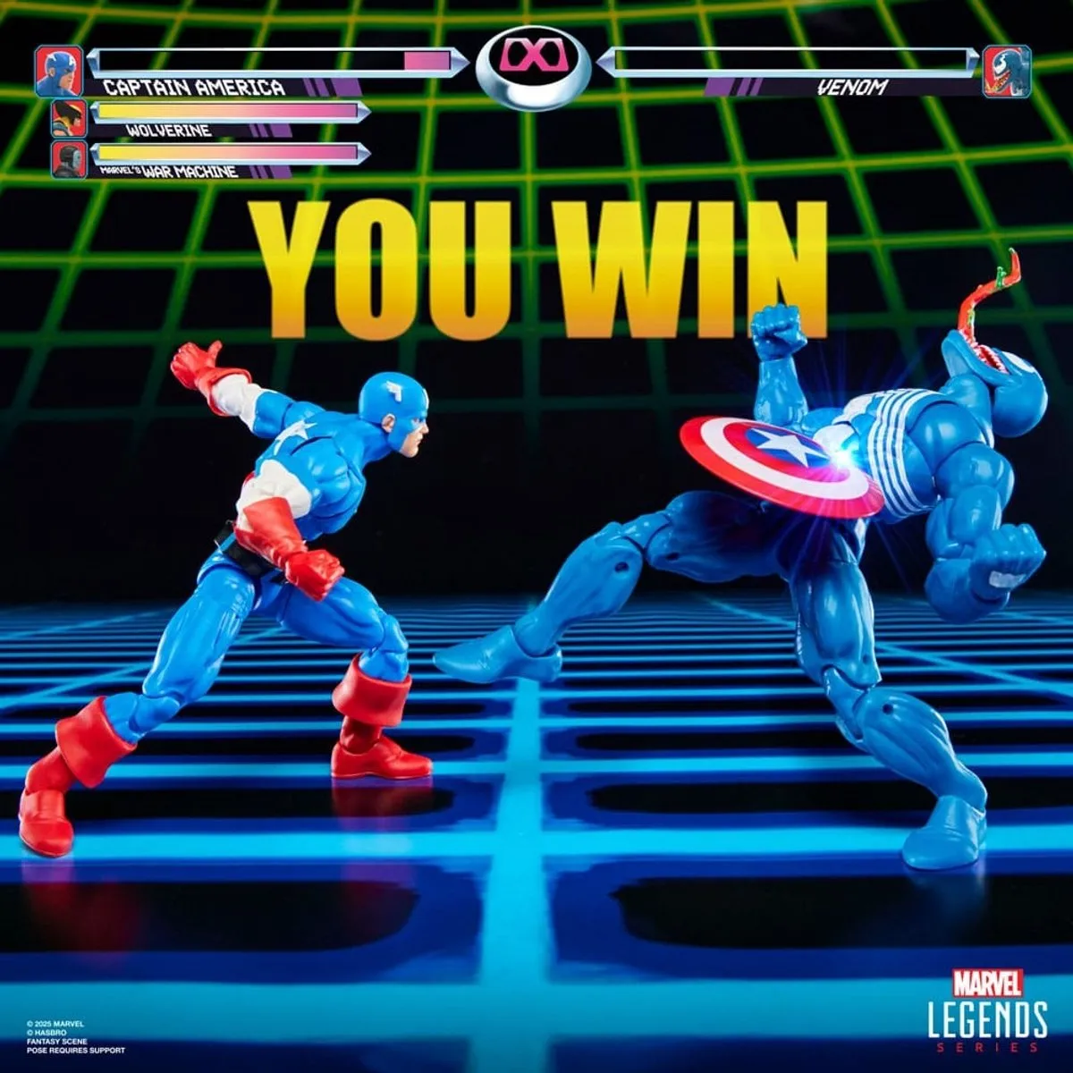 Hasbro Marvel Legends Gamerverse Captain America vs. Venom 2-Pack - 15cm - Multicolor - afbeelding 3 van 6