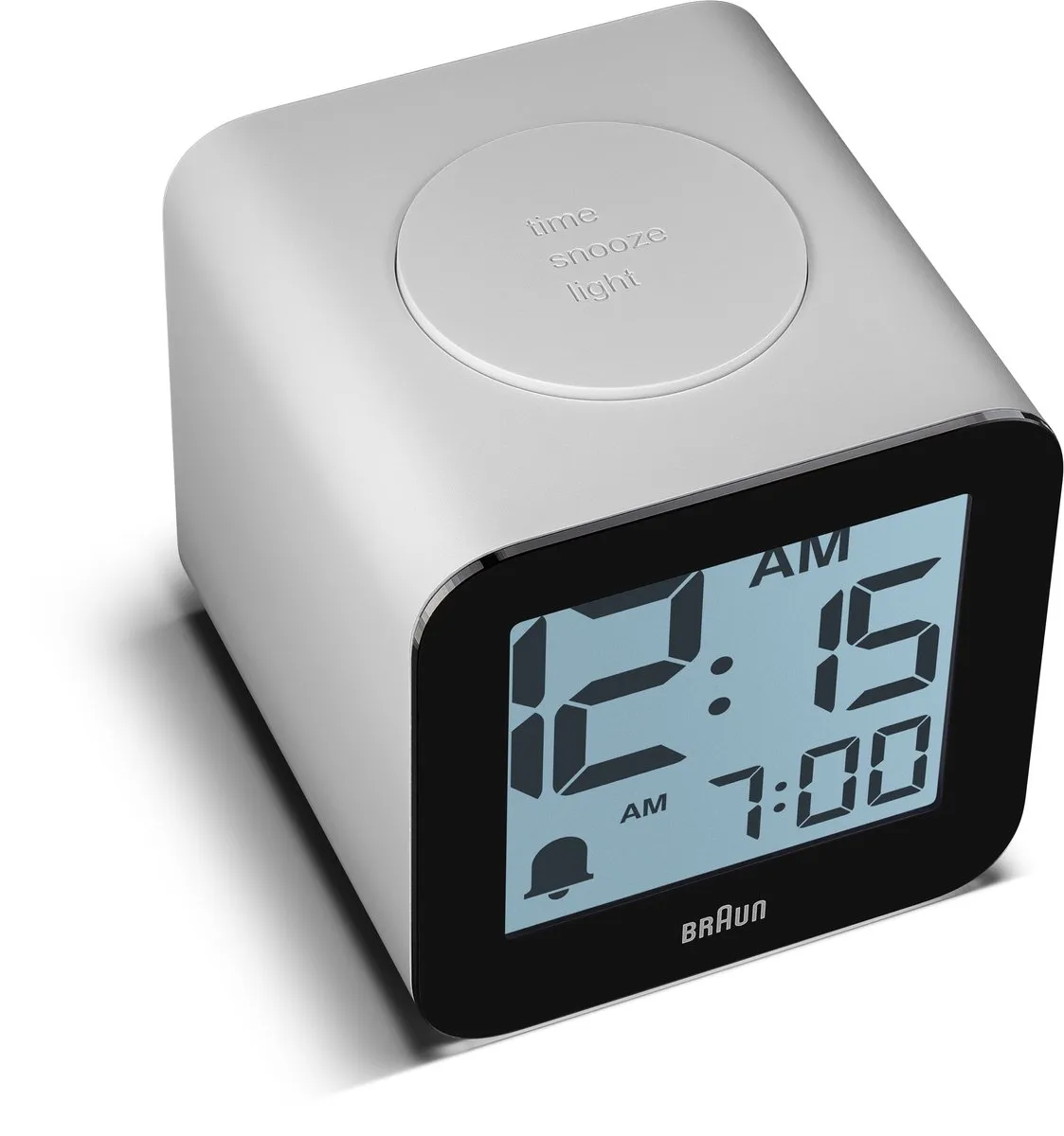 Braun BC25WP Digitale Wekker - Licht - LCD - Wit/Zwart