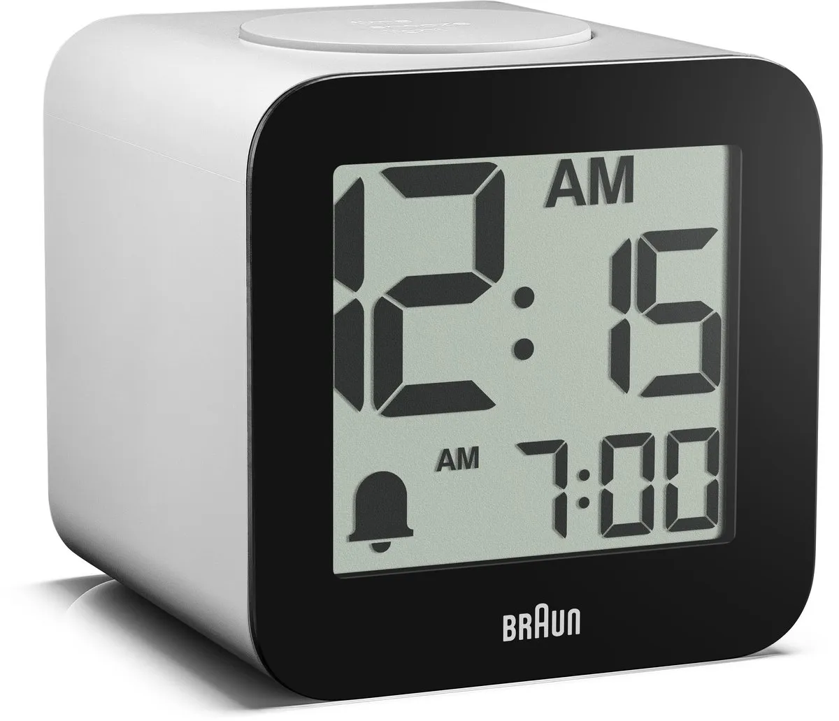 Braun BC25WP Digitale Wekker - Licht - LCD - Wit/Zwart
