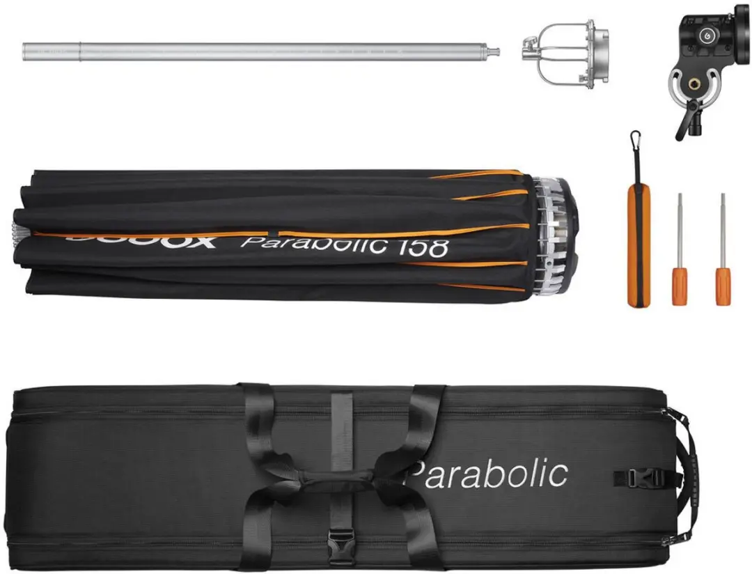 Godox Zoom Box P158KIT Parabolische Softbox 158cm - Zwart