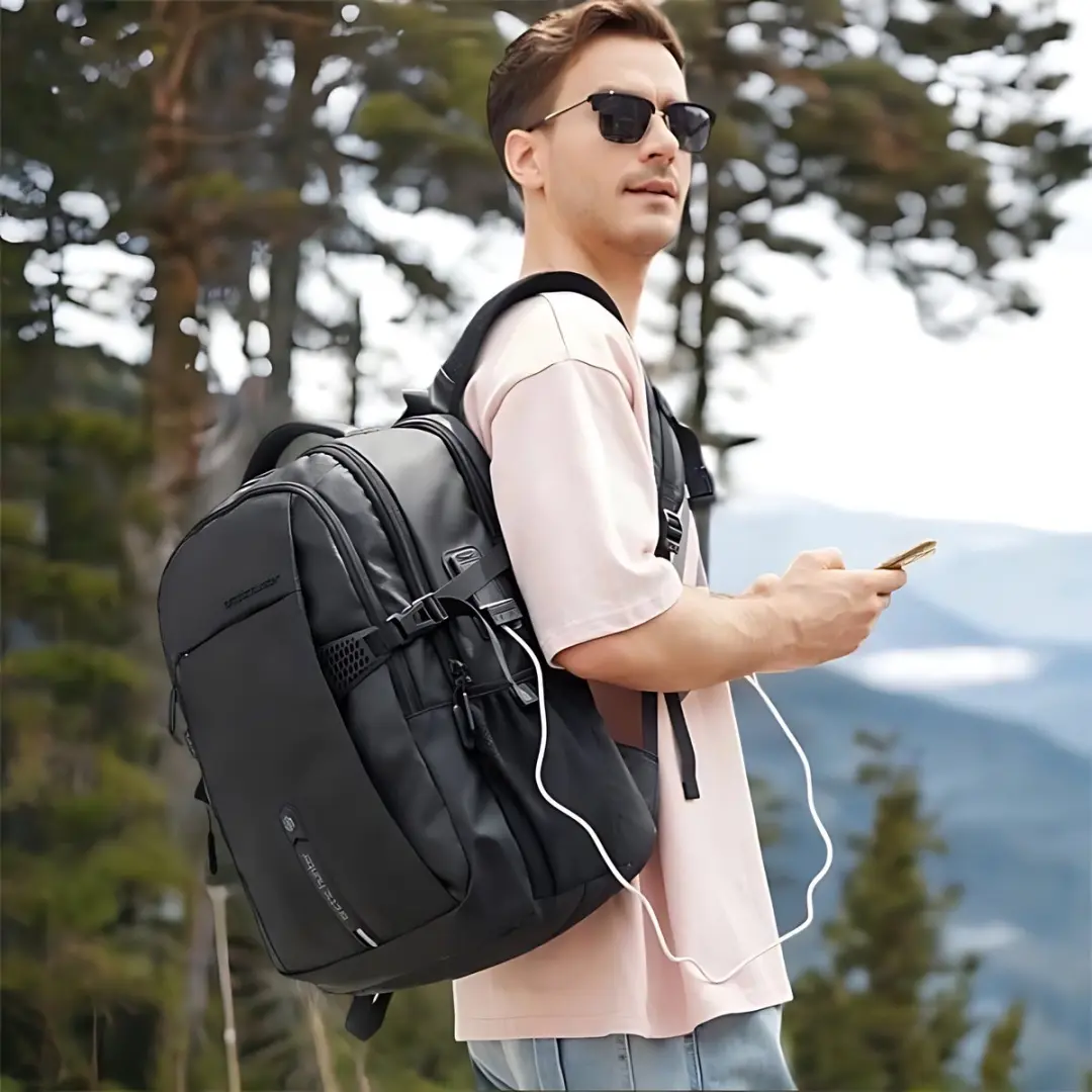 Arctic Hunter Rugzak 30L - Waterafstotend - Zwart