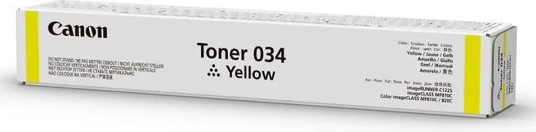 Canon 034 Geel Toner 9451B001 - 12.000 pagina's
