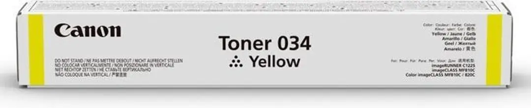 Canon 034 Geel Toner 9451B001 - 12.000 pagina's
