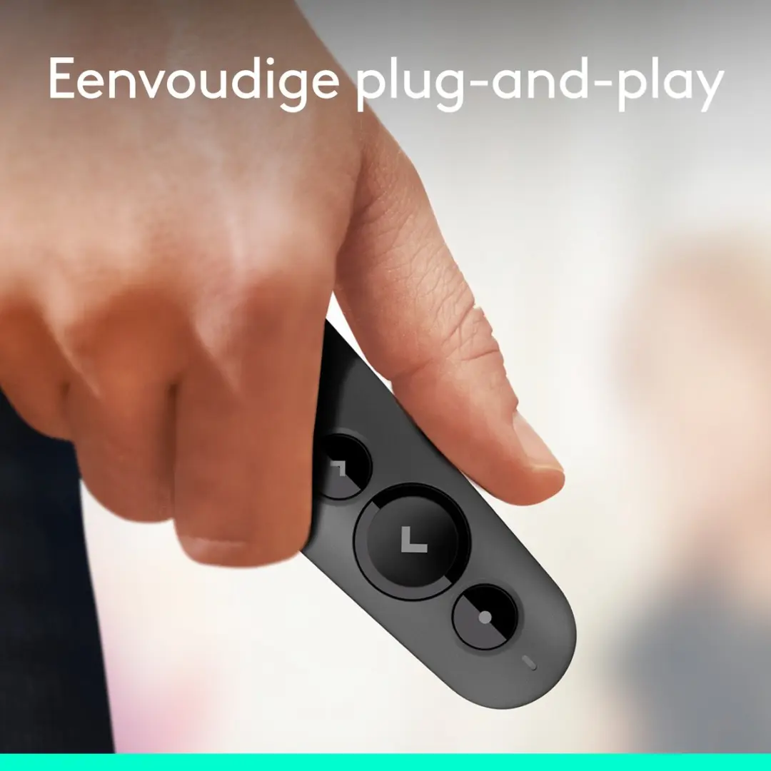 Logitech R500S Draadloze Laser Presenter - Zwart