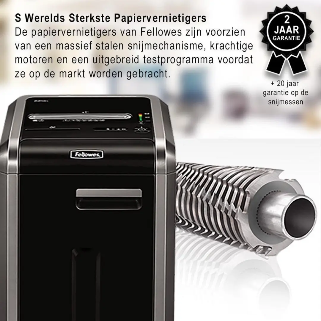 Fellowes 225Ci Papierversnipperaar - 22 Vel - A4 - 60L