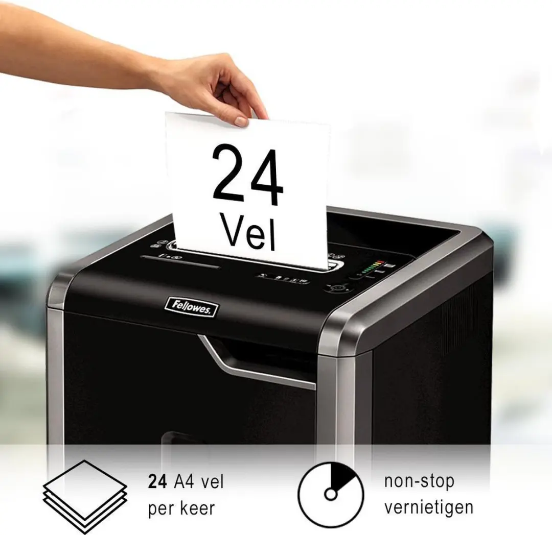 Fellowes 225Ci Papierversnipperaar - 22 Vel - A4 - 60L