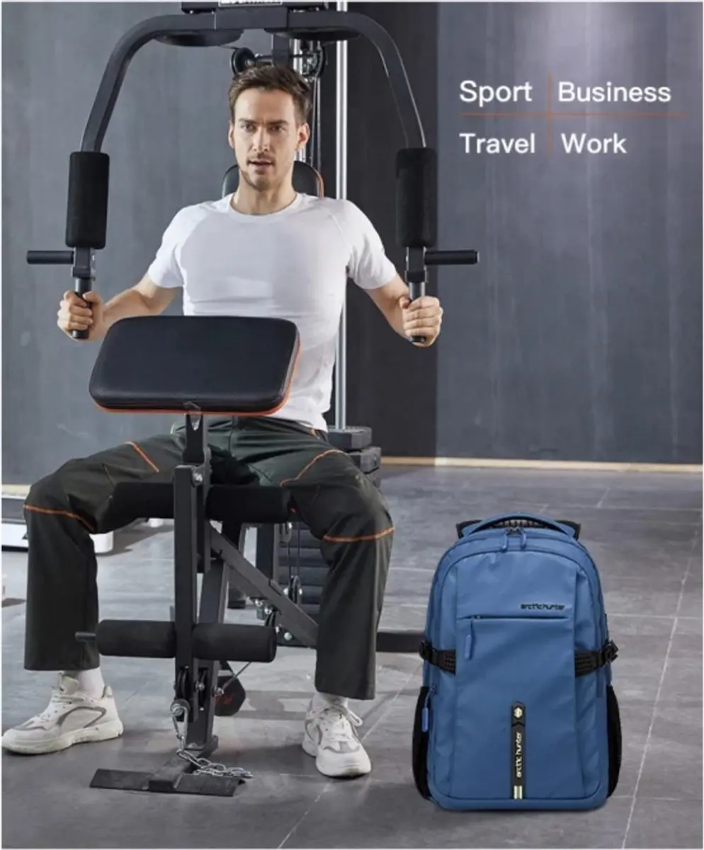 Arctic Hunter Rugzak 15.6 Inch - Blauw 37L