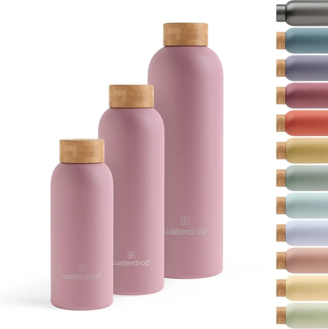 Waterdrop Geïsoleerde Thermosfles 400ml - Violet