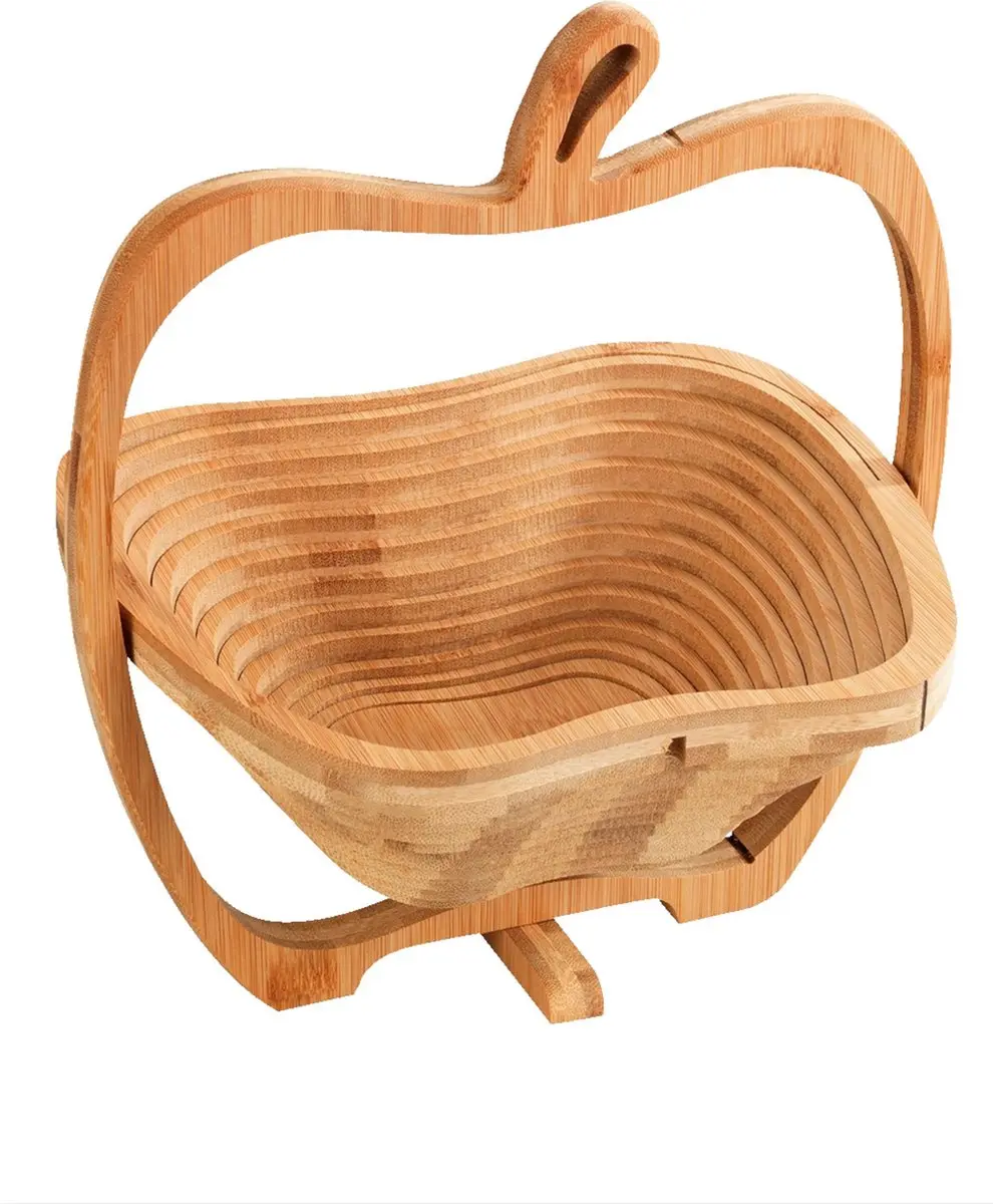 Wenko Opvouwbare Fruitschaal - Bruin
