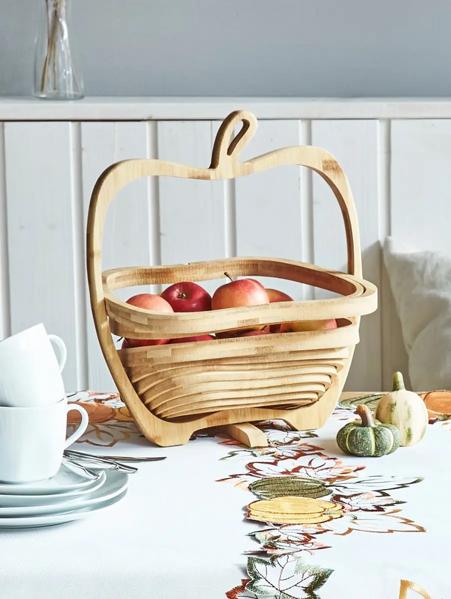 Wenko Opvouwbare Fruitschaal - Bruin