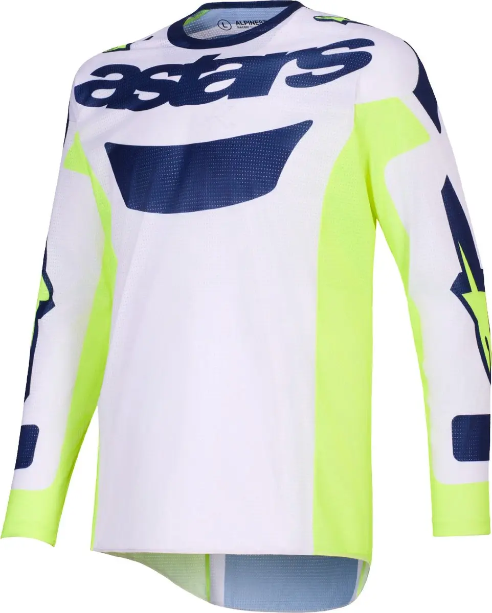 Alpinestars Racer Air Riway Motorcross Trui - Zwart/Wit L - afbeelding 5 van 6