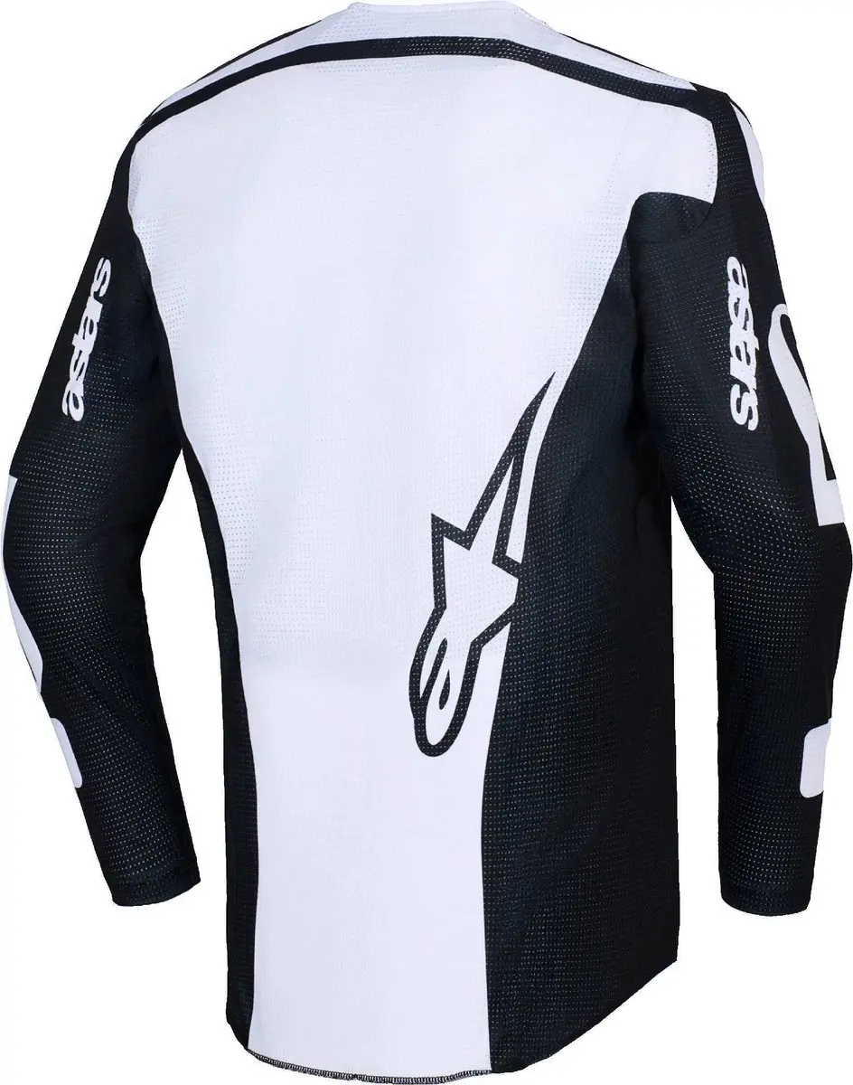 Alpinestars Racer Air Riway Motorcross Trui - Zwart/Wit L