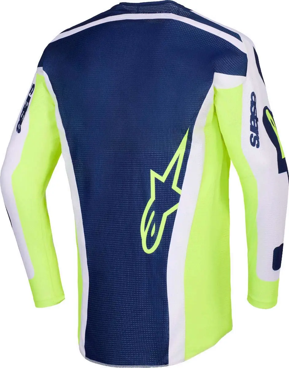 Alpinestars Racer Air Riway Motorcross Trui - Zwart/Wit L - afbeelding 6 van 6