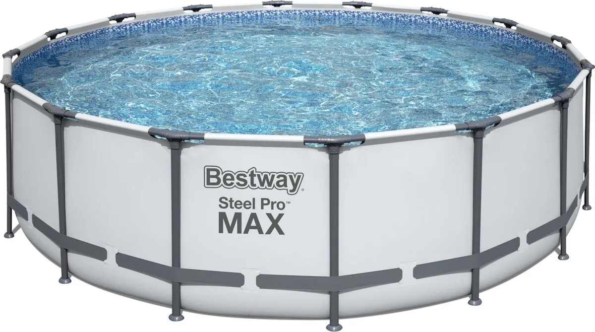 Bestway Steel Pro MAX 6942138983401 Opzetzwembad - 488x122cm - Grijs
