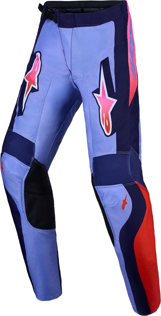 Alpinestars Fluid Hunt Jeugd Motocrossbroek 30 - Grijs/Rood/Geel - afbeelding 3 van 6