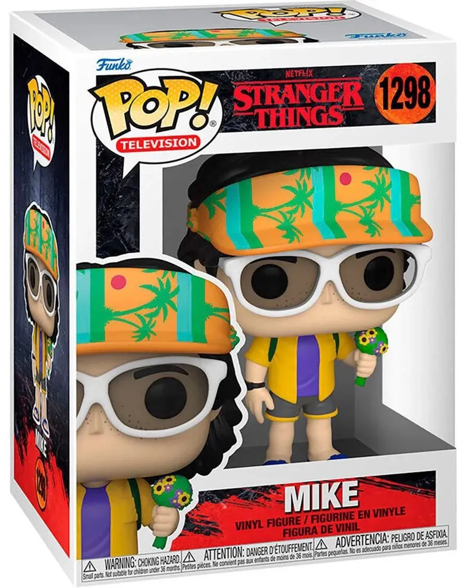 Funko POP! Stranger Things Mike Kunststof Figuur 9cm - Multicolours - afbeelding 5 van 5