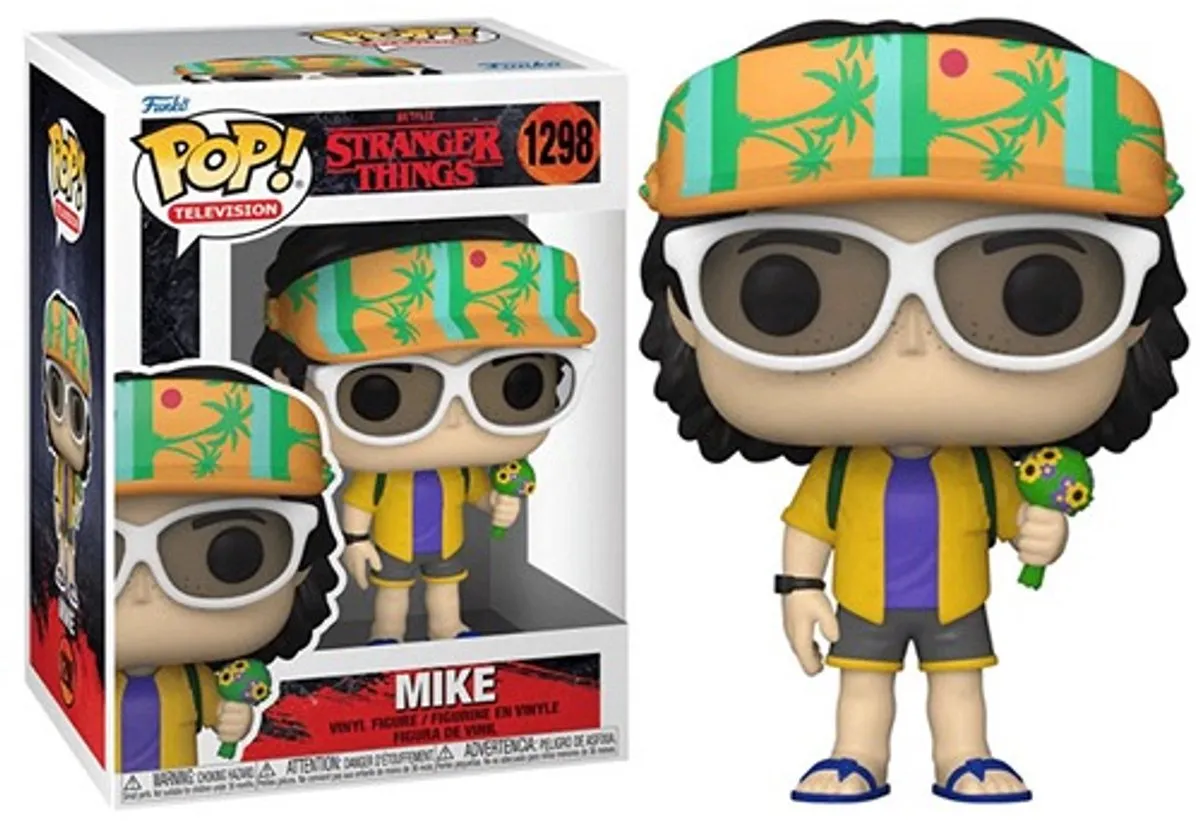 Funko POP! Stranger Things Mike Kunststof Figuur 9cm - Multicolours - afbeelding 4 van 5